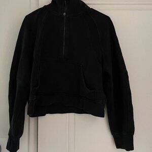 Scuba Oversized Funnel Neck Half Zip